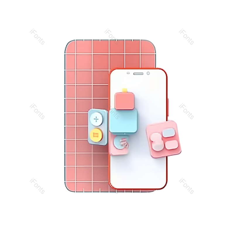 装饰图片,节日元素,卡通PNG,智能手机免抠素材